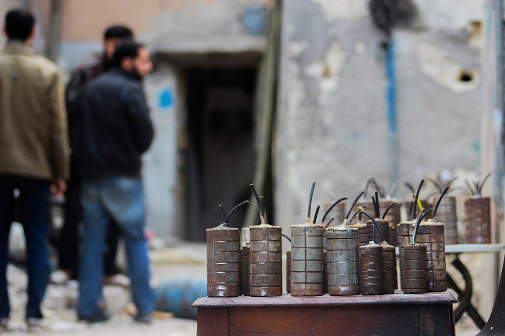 Самодельное оружие сирийских мятежников Самодельное оружие сирийских мятежников