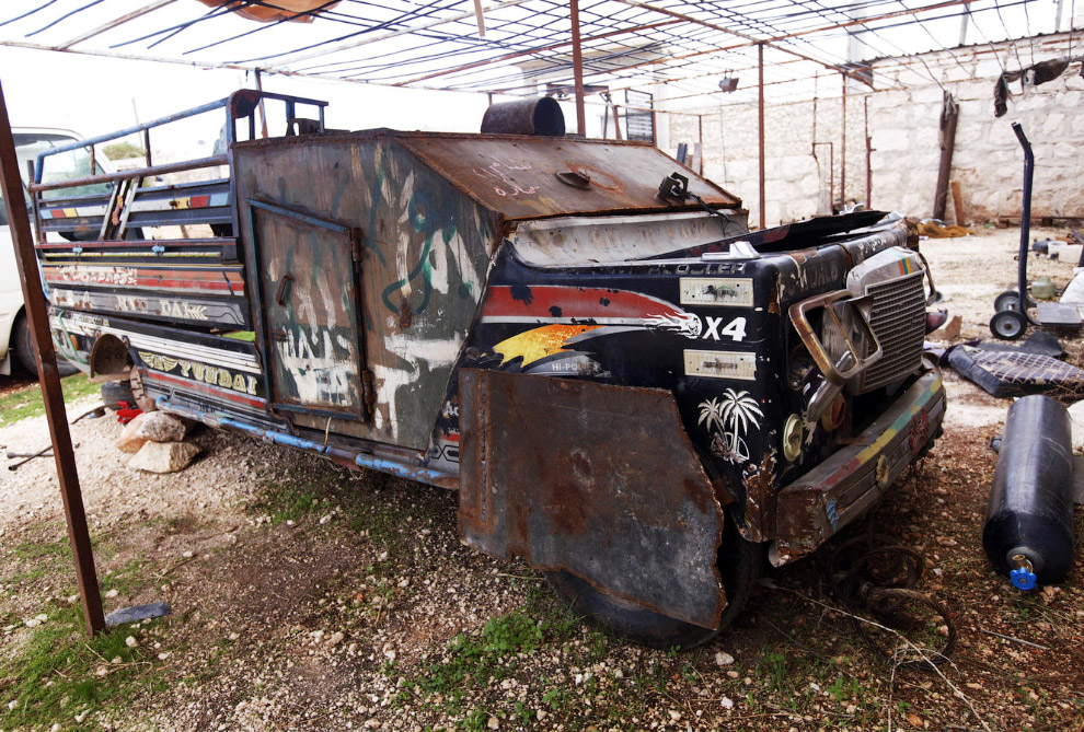 Самодельное оружие сирийских мятежников Самодельное оружие сирийских мятежников