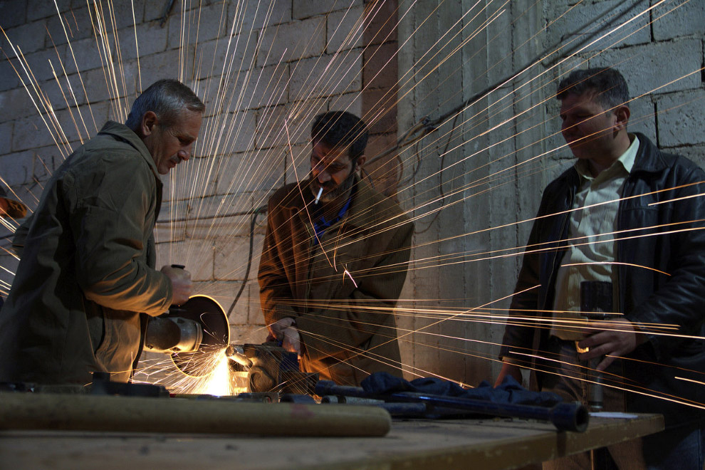 Самодельное оружие сирийских мятежников Самодельное оружие сирийских мятежников