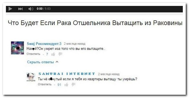 Смешные комментарии из социальных сетей