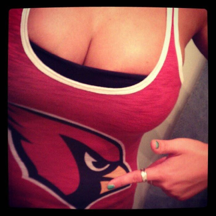 Грудастые фанатки американского футбола (93 фото)