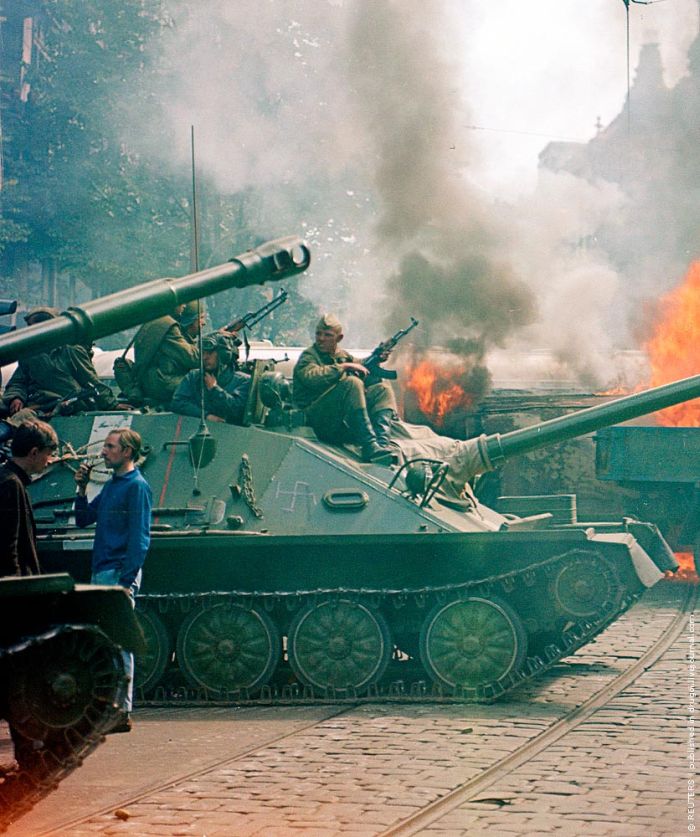 45 лет со дня вторжения в Чехословакию