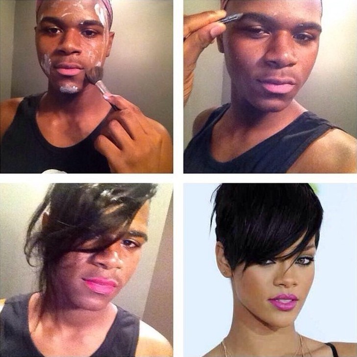 Почти похоже — новый сетевой тренд #MakeupTransformation