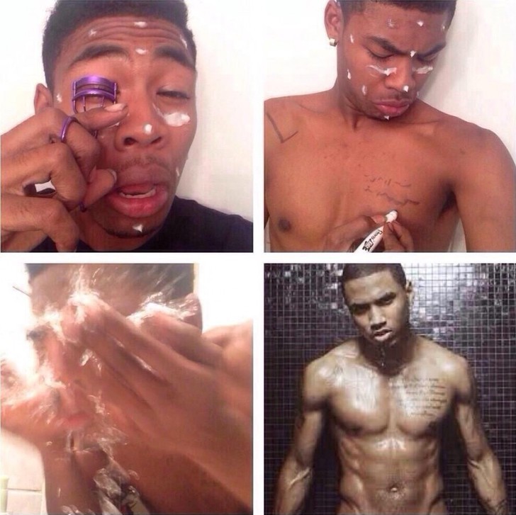 Почти похоже — новый сетевой тренд #MakeupTransformation