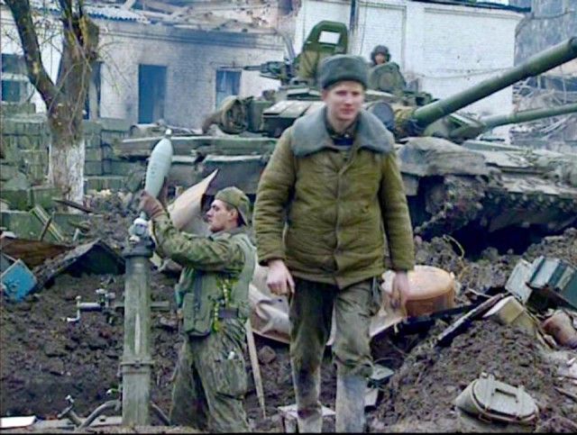 Впечатляющие кадры Первой чеченской войны