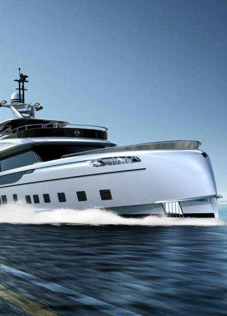 Роскошная яхта за 16 миллионов долларов от студии Porsche