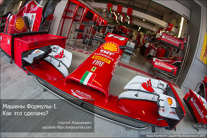 Машины Формулы-1. Как это сделано? (37 фото)