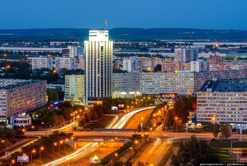 Набережные Челны с высоты и завод КамАЗ Набережные Челны с высоты и завод КамАЗ