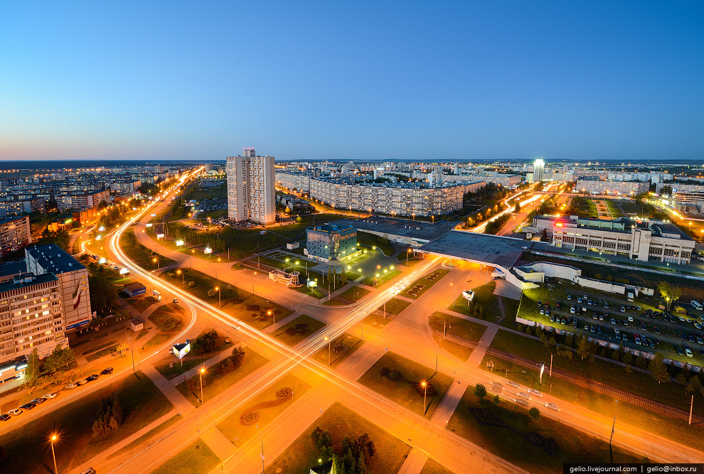 Набережные Челны с высоты и завод КамАЗ Набережные Челны с высоты и завод КамАЗ