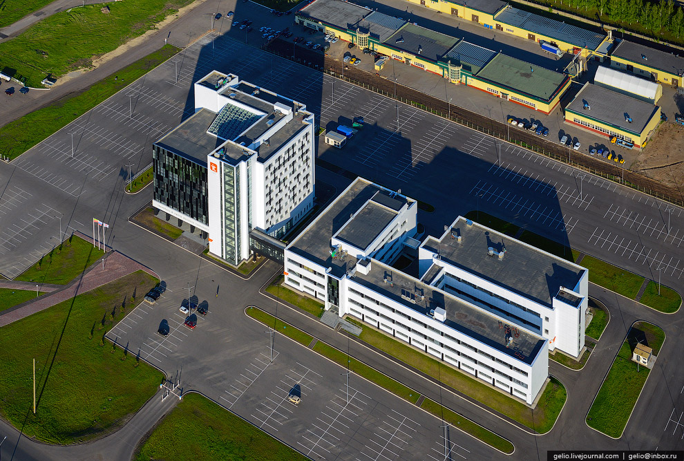 Набережные Челны с высоты и завод КамАЗ Набережные Челны с высоты и завод КамАЗ