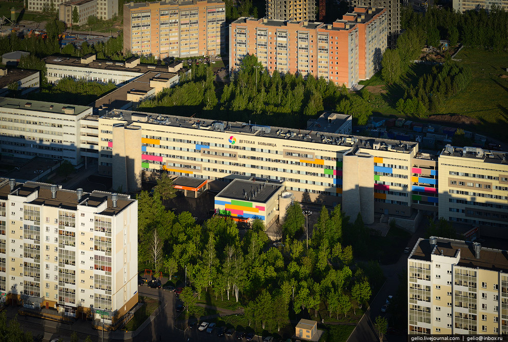 Набережные Челны с высоты и завод КамАЗ Набережные Челны с высоты и завод КамАЗ