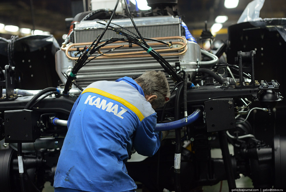 Набережные Челны с высоты и завод КамАЗ Набережные Челны с высоты и завод КамАЗ