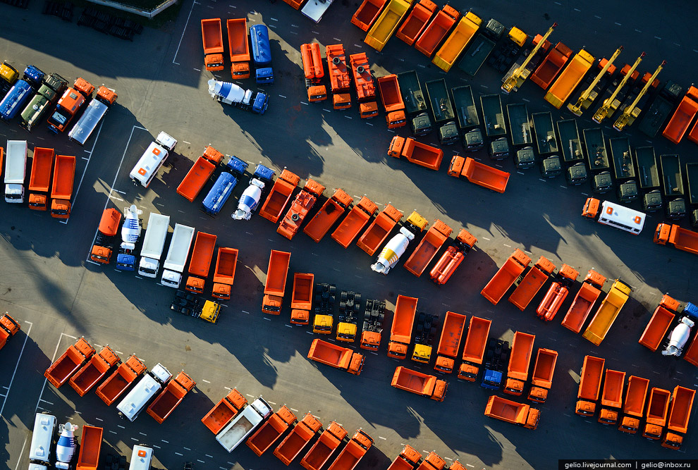 Набережные Челны с высоты и завод КамАЗ Набережные Челны с высоты и завод КамАЗ