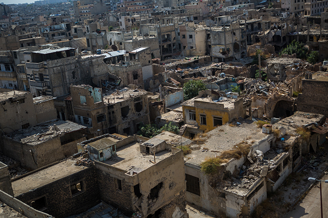 Прогулка по одному из самых разрушенных сирийских городов