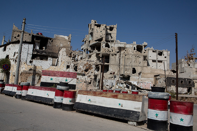 Прогулка по одному из самых разрушенных сирийских городов