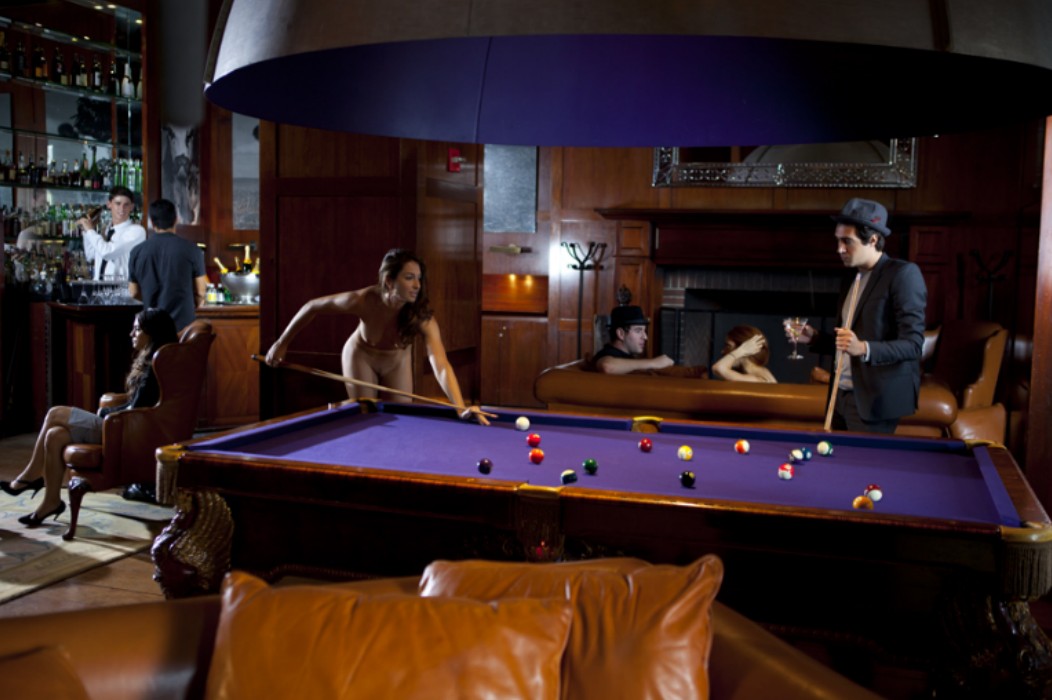 Обнаженная на улицах Нью-Йорка