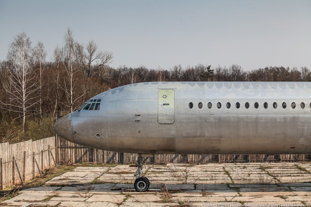 Самолет Брежнева в украинском огороде