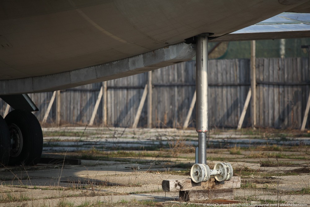 Самолет Брежнева в украинском огороде