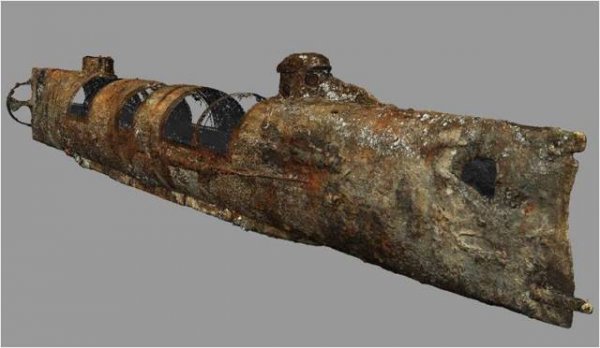 Первая в мире подводная лодка, успешно примененная в бою