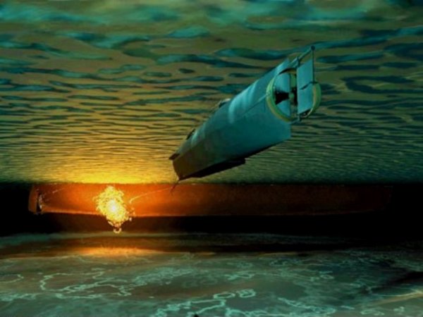 Первая в мире подводная лодка, успешно примененная в бою