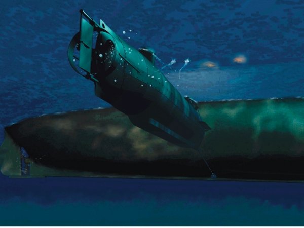 Первая в мире подводная лодка, успешно примененная в бою