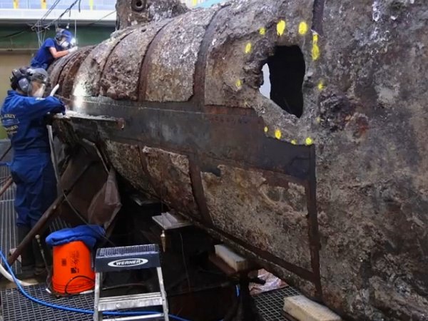 Первая в мире подводная лодка, успешно примененная в бою