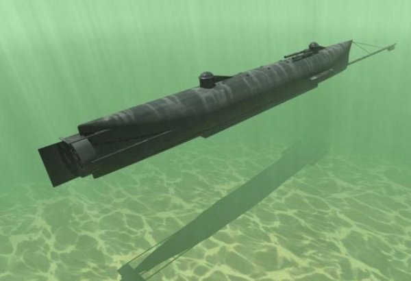 Первая в мире подводная лодка, успешно примененная в бою