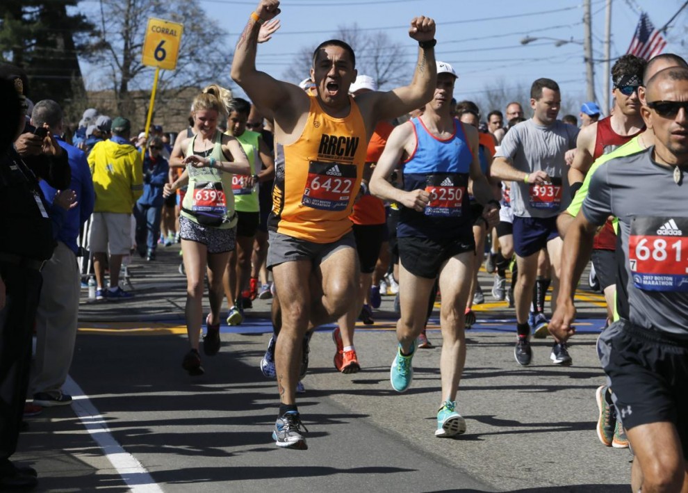 Как проходил Бостонский марафон 2017