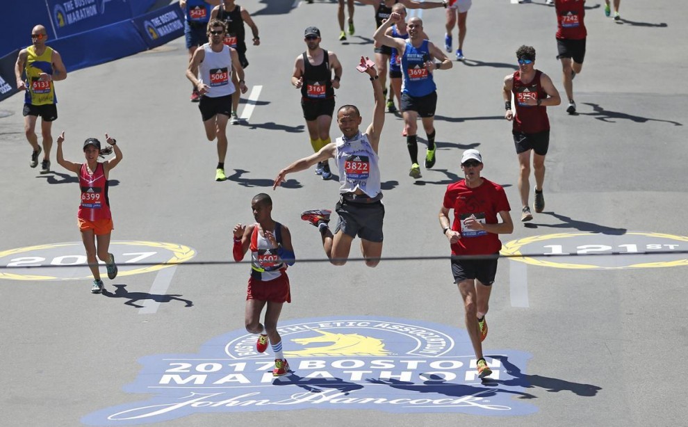 Как проходил Бостонский марафон 2017