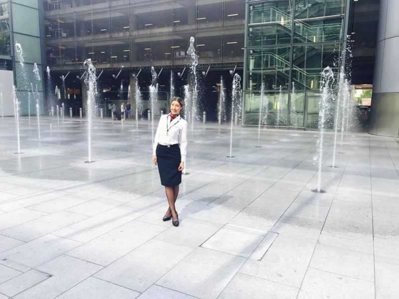 Стюардесса решила сменить профессию