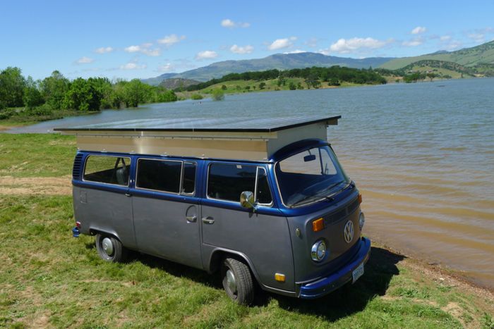 Volkswagen T2 1972 года на электротяге