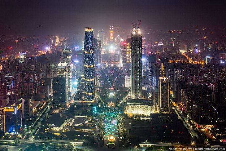 Крыши и трущобы Гуанчжоу