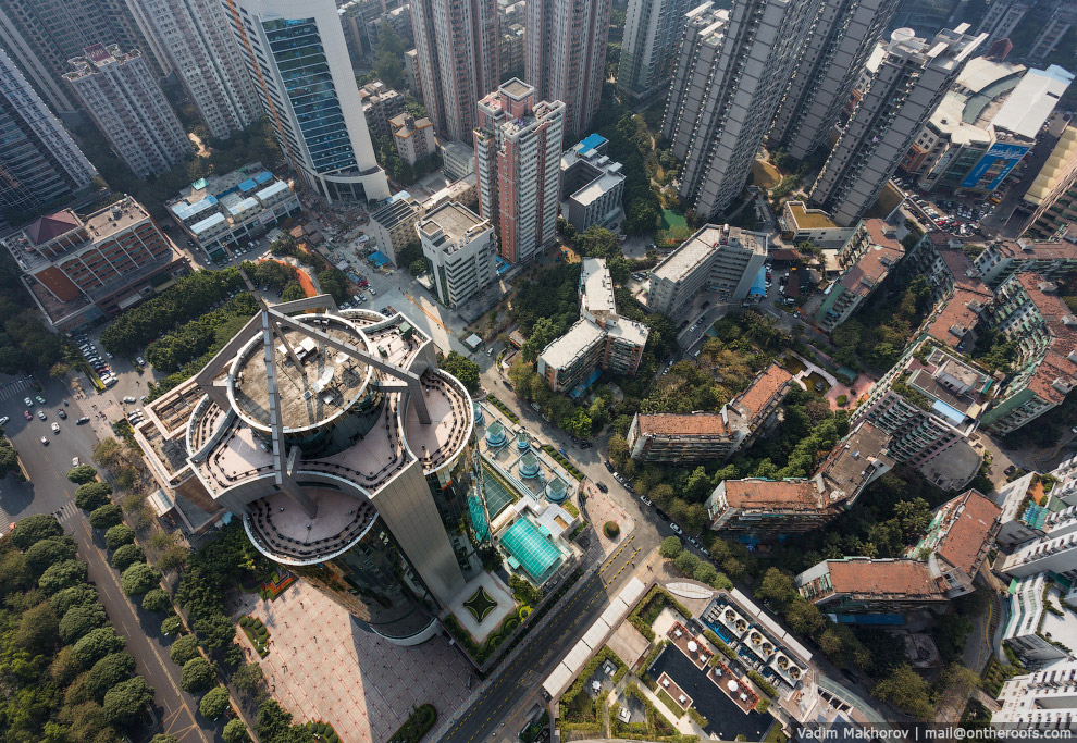 Крыши и трущобы Гуанчжоу