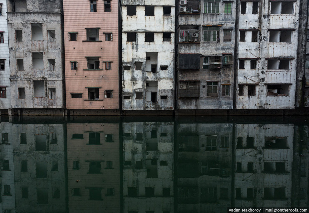 Крыши и трущобы Гуанчжоу