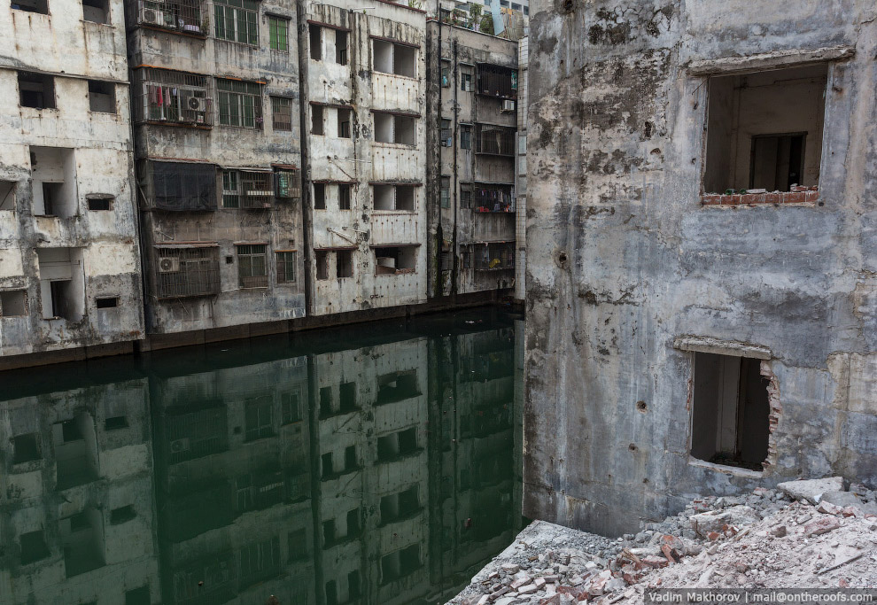 Крыши и трущобы Гуанчжоу