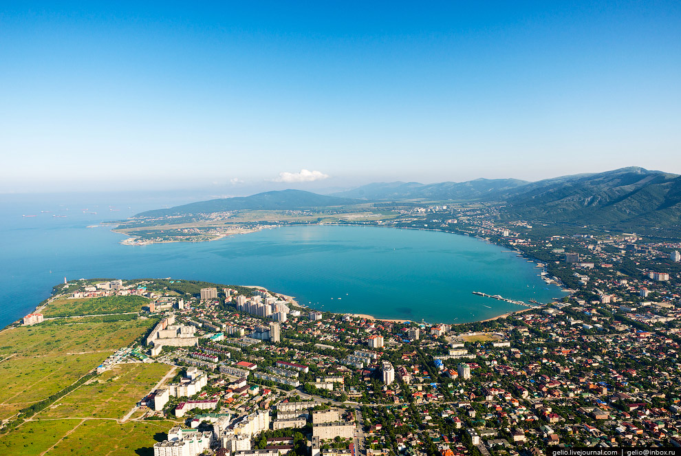 Новороссийск и Геленджик с высоты