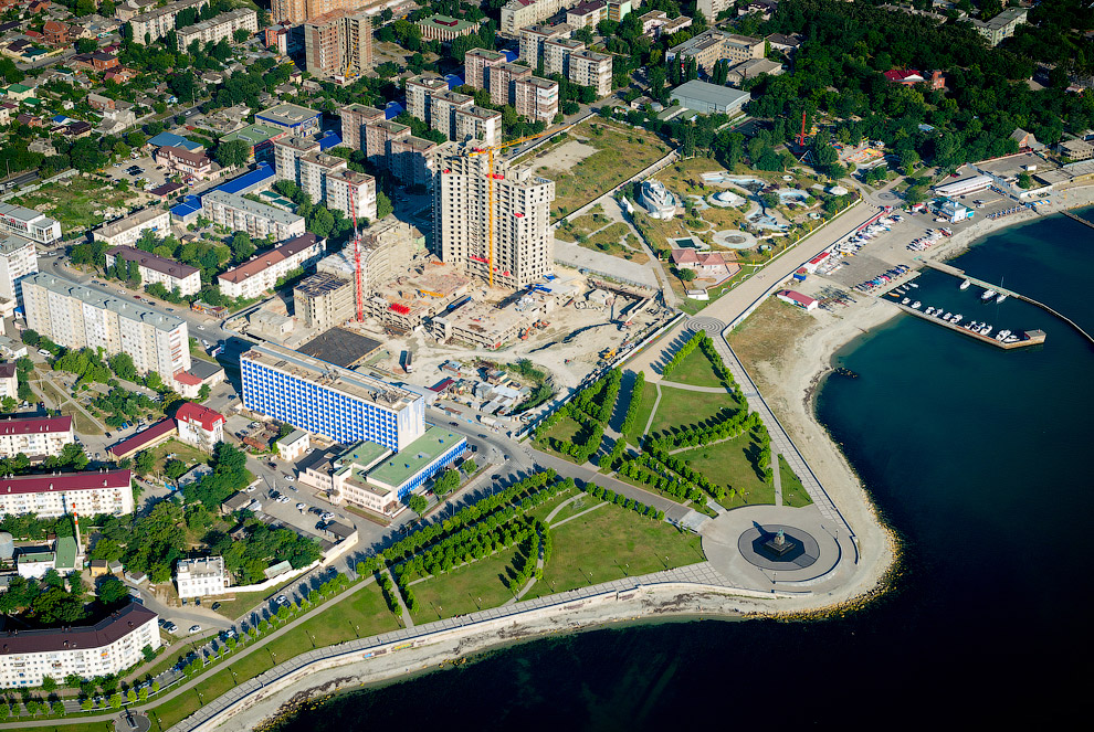 Новороссийск и Геленджик с высоты