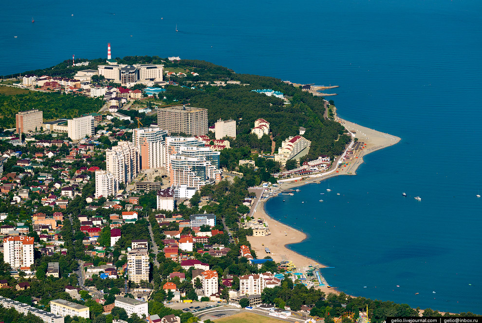 Новороссийск и Геленджик с высоты