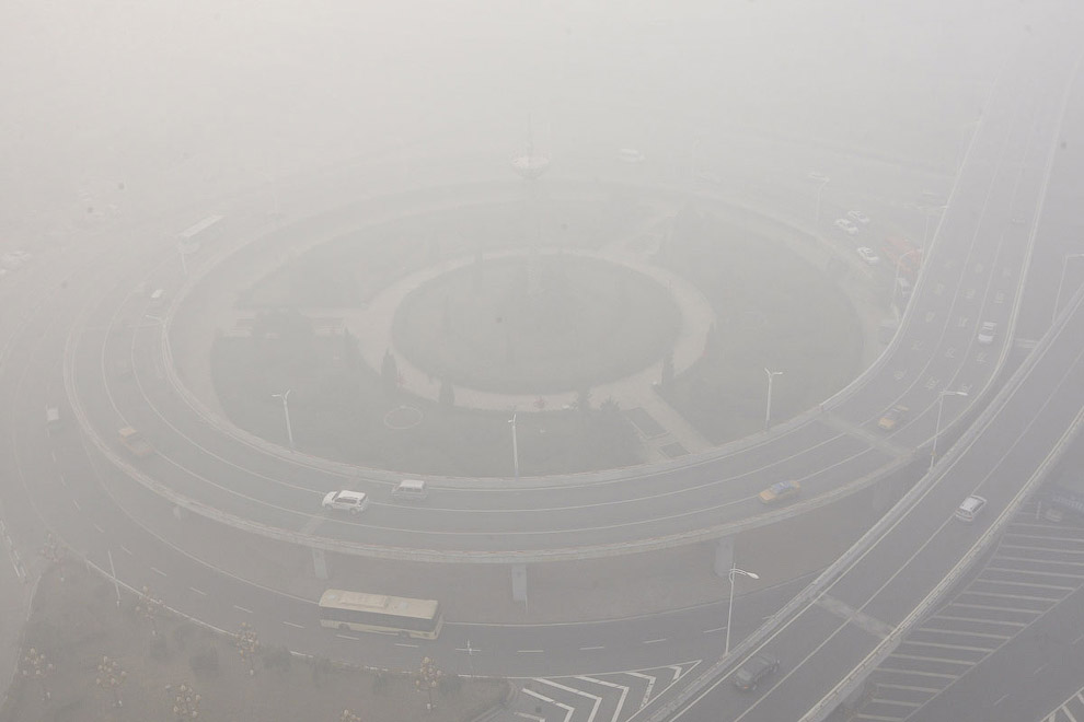 Супер-смог в Китае Супер-смог в Китае