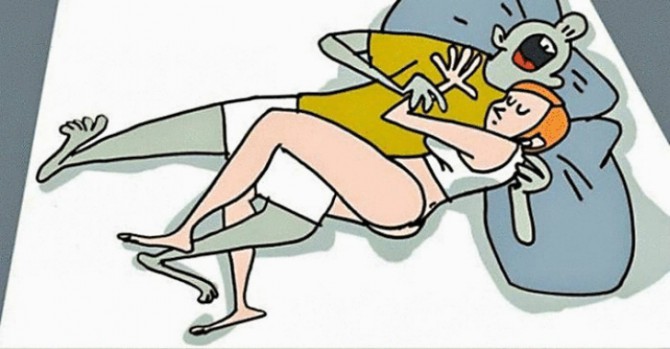 10 поз для сна, которые четко характеризуют отношения внутри пары