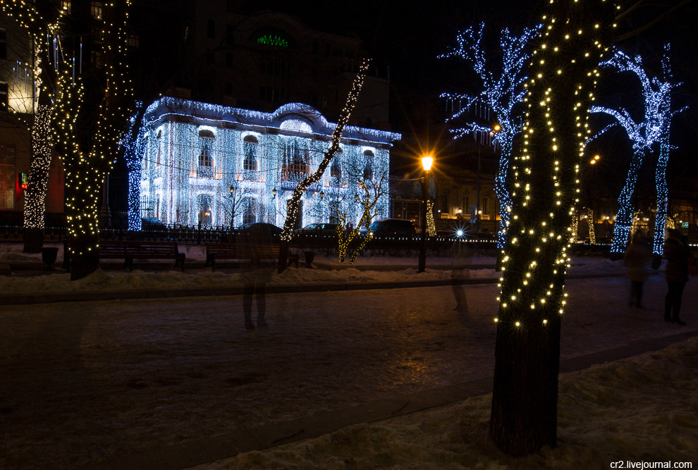 Новогодняя иллюминация в Москве