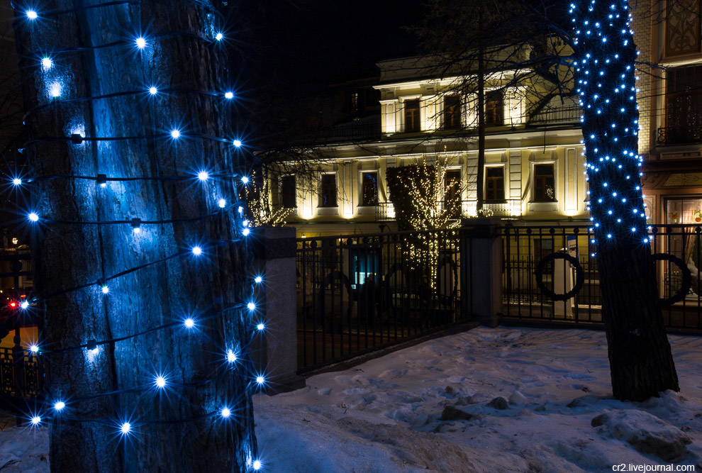 Новогодняя иллюминация в Москве