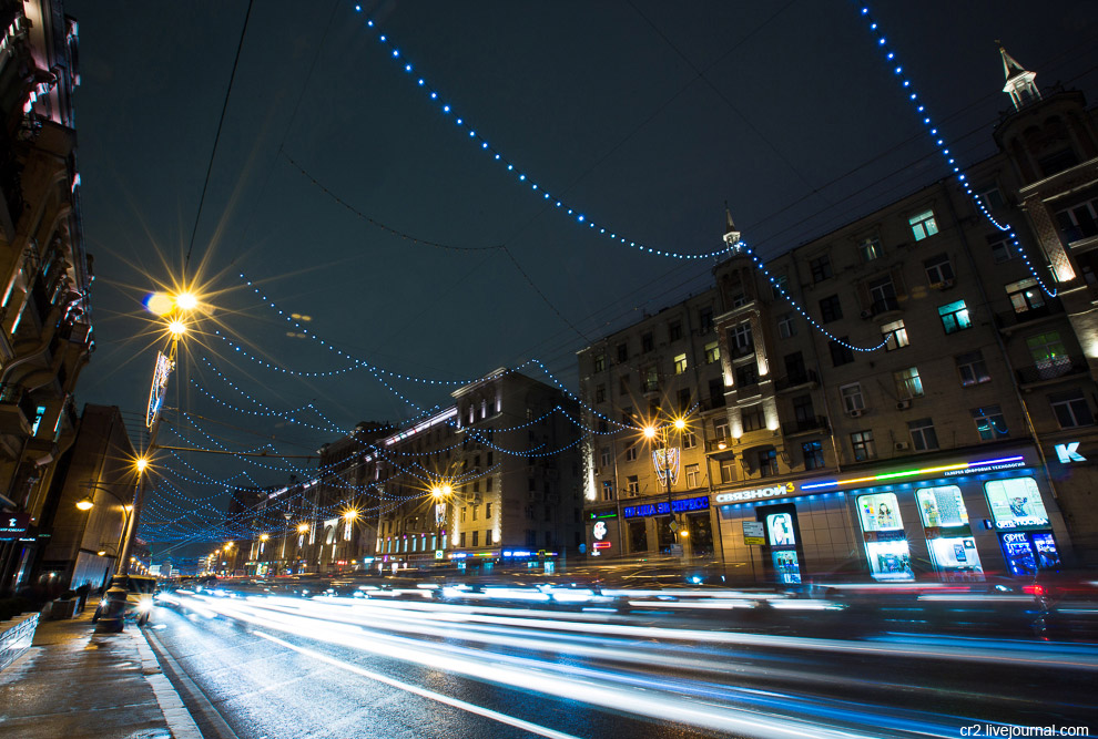 Новогодняя иллюминация в Москве