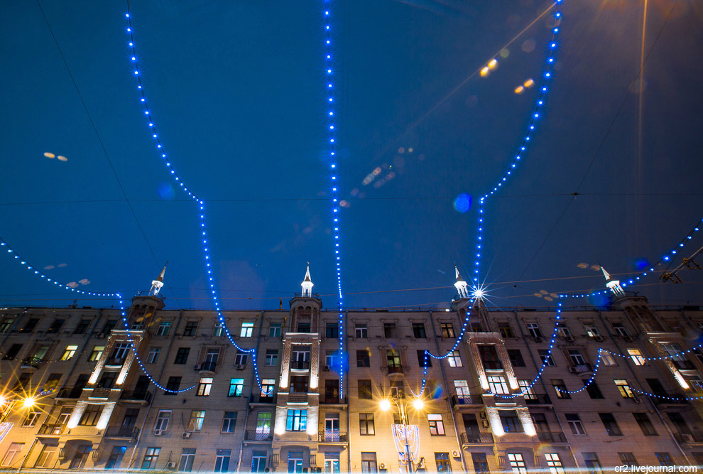 Новогодняя иллюминация в Москве