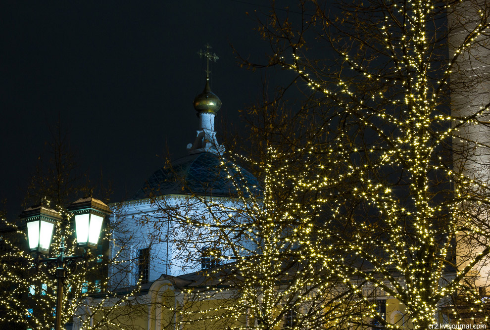 Новогодняя иллюминация в Москве