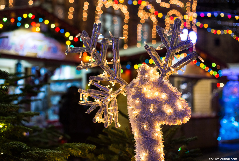 Новогодняя иллюминация в Москве