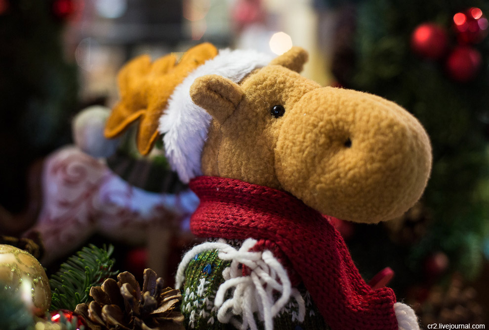 Новогодняя иллюминация в Москве