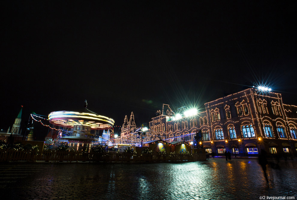 Новогодняя иллюминация в Москве
