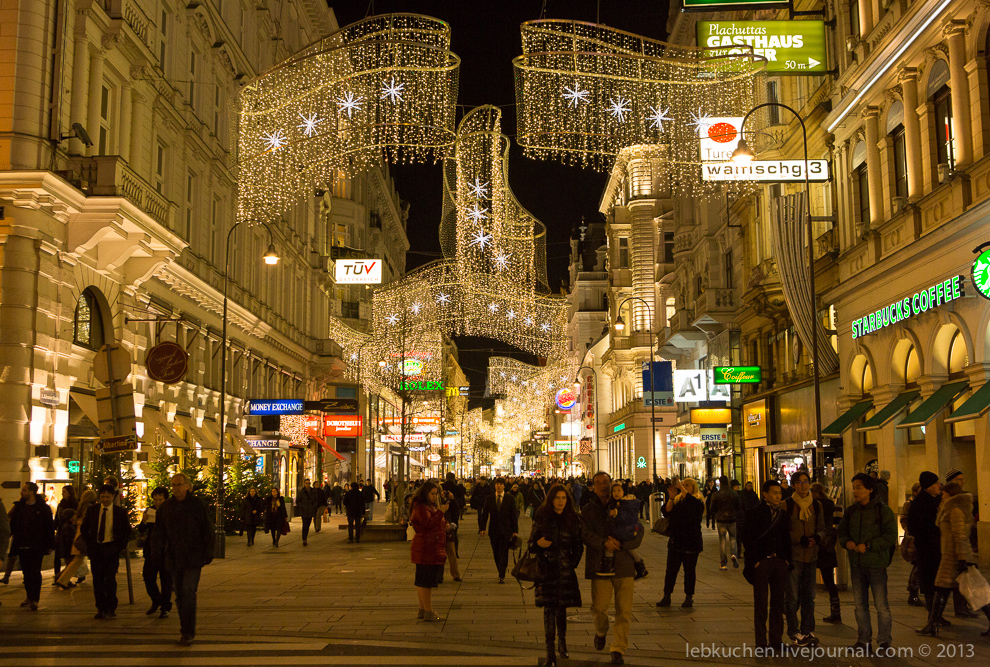 Рождественские огни Вены