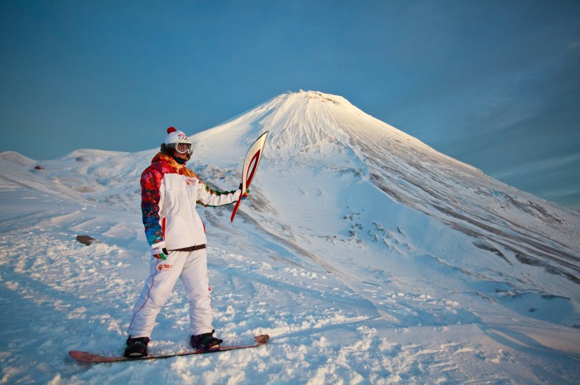 Самые яркие моменты путешествия Олимпийского огня 2014, глазами иностранных журналистов